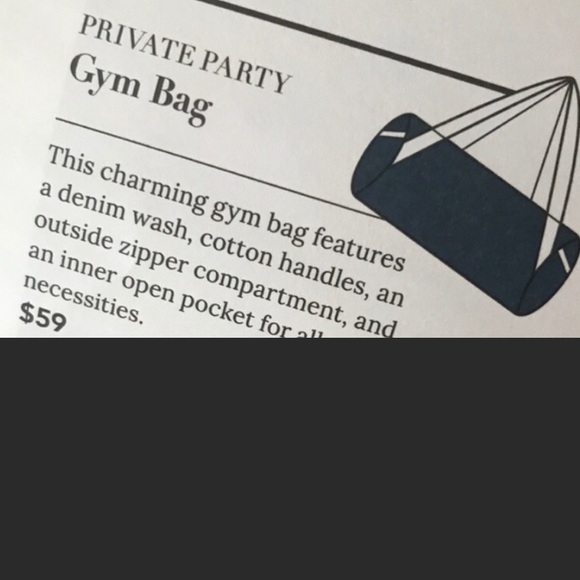 🌺 MEET ME AT THE BARRE Private Party gym bag - Picture 6 of 7